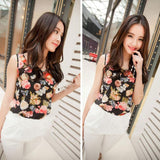 JECKSION Spring Summer Women'sasual Chiffon Sleeveless Shirt Blouse  size Vest Women Casual Waistcoat Vests Ladies Clothing