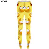 KYKU Unicorn Leggings Flower 3d pants Pink Sexy Leggings  High Waist  leggins  Trousers Women Jeggins Funky Fitness Elastic New