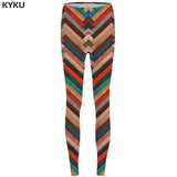 KYKU Unicorn Leggings Flower 3d pants Pink Sexy Leggings  High Waist  leggins  Trousers Women Jeggins Funky Fitness Elastic New