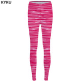 KYKU Brand Robot Leggings Punk 3d pants Illusion Slim Pants  leggins  Stretch Pants  Legging 3d Women Jeggins Funny